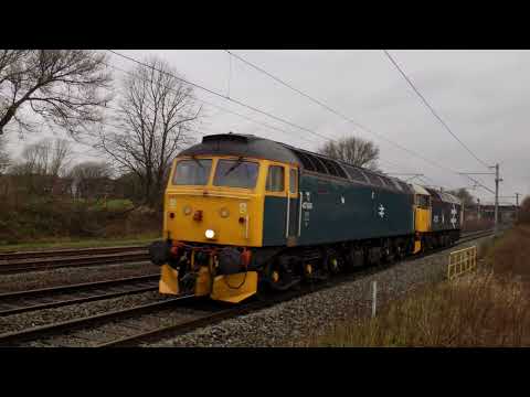 47614 & 47593 at Bamfurlong - 28th February 2022