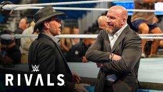 Download lagu Triple H and Shawn Michaels “take over the business” together: A&E Rivals Triple H vs. HBK mp3