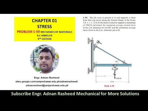 1-59  | Internal Resultant | Loading Chapter 1 Mechanics of Materials by R.C Hibbeler|