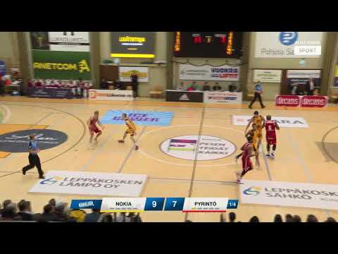 Niko Mattila kolmonen & LaDarius Tabb dunkki | vs. Pyrintö 25.10.2019