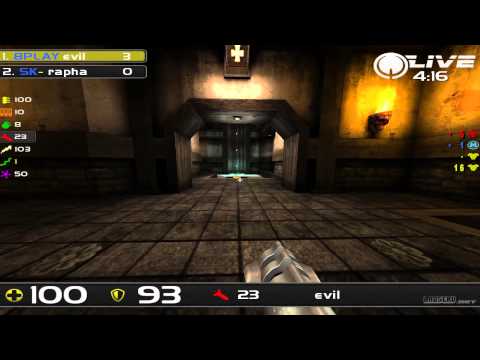 rapha vs evil (both POVs) - Quakecon 2014 Group A Round 3 (Quake Live VOD)