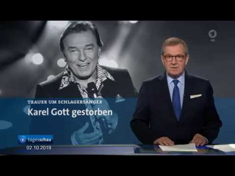 Karel Gott gestorben - Tagesschau 02.10.2019 + Auftritt 1994