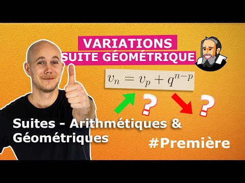 Studying the VARIATIONS of a GEOMETRIC sequence - First