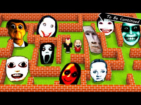 SURVIVAL IN MAZE WITH 100 NEXTBOTS - ALL EPISODES in Minecraft - Gameplay - Animation