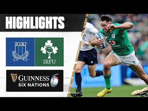 HIGHLIGHTS | 🇮🇹 Italy v Ireland ☘️ | 2023 Guinness Six Nations