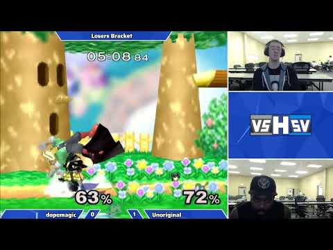 vsHsv Aug 23 - dopemagic (Fox) vs Unoriginal (Marth) - SSBM