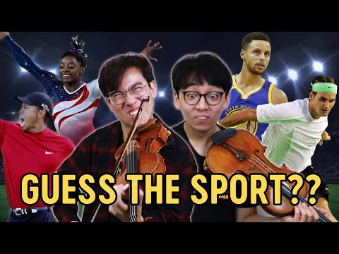 Can Classical Musicians Guess Sports?? (Violin Charades)