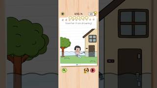 Brain Test 5 Level 74: Save her from drowning! Walkthrough