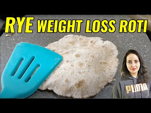 Super Weight Loss Roti Recipe | Lose 10KG in 15 Days | Rye Roti Recipe Video