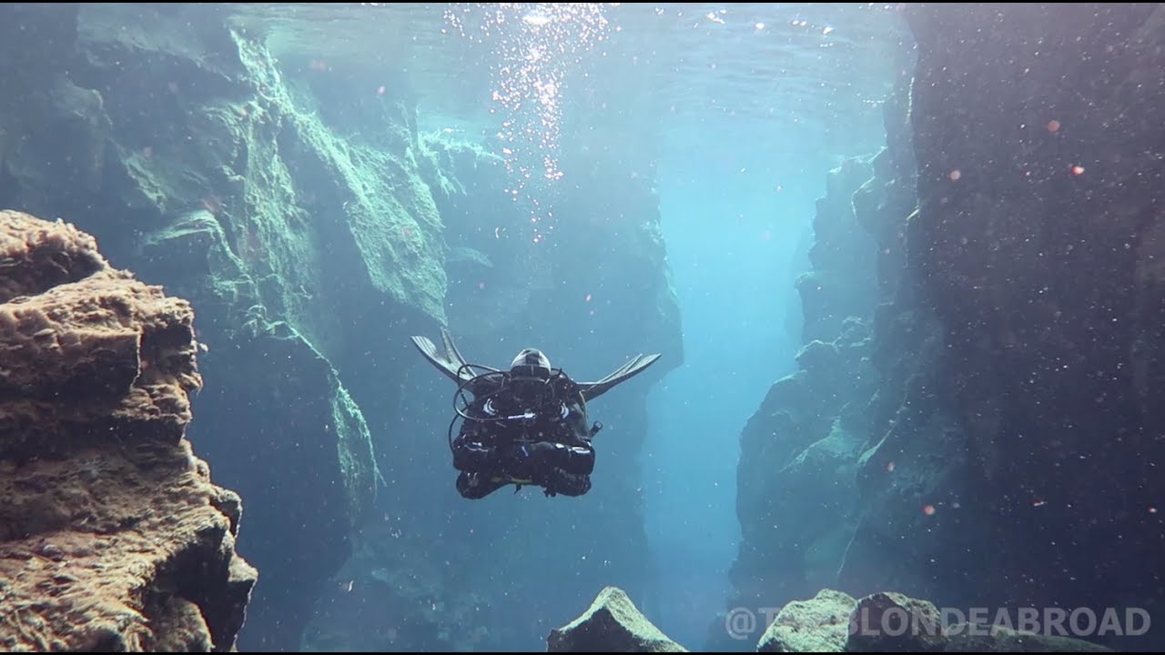 Diving Silfra in Iceland with The Blonde Abroad Video facade placeholder
