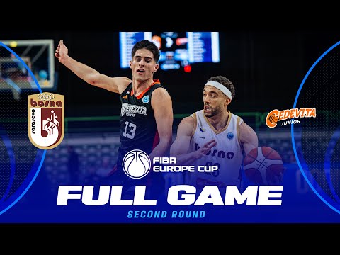 KK Bosna BH Telecom v Cedevita Junior | Full Basketball Game | FIBA Europe Cup 2025-26