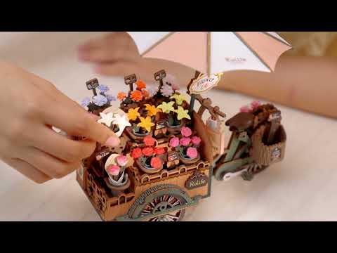 Rolife DIY Blossom Cart 3D Puzzle