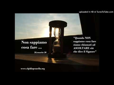 Non sappiamo cosa fare (2Cronache 20)