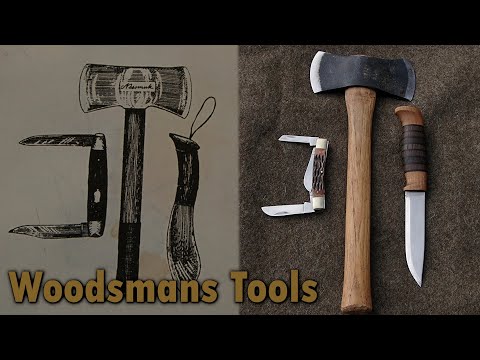 Holzhandwerk & Camping - Werkzeuge eines Holzfällers