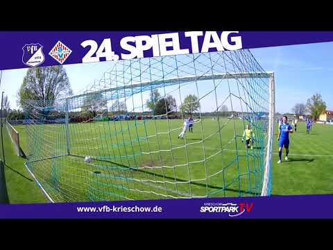 24. Spieltag Oberliga Süd VfB 1921 Krieschow vs. SV Schott Jena