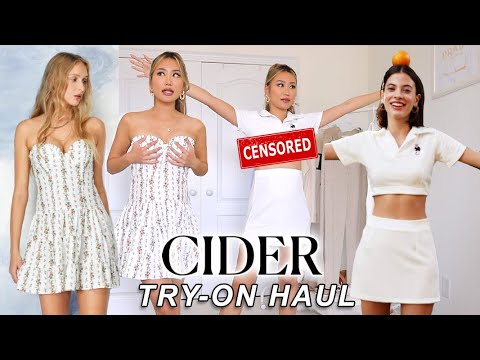 Brutally honest CIDER try on haul | *NOT SPONSORED*