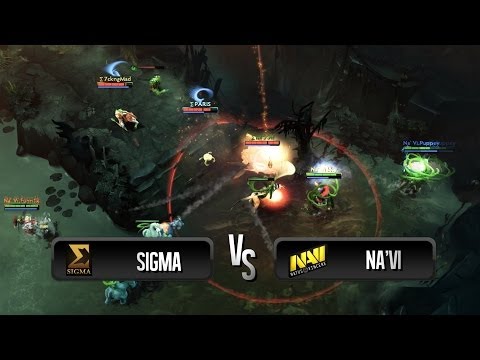 Teamwipe by Na'Vi vs Sigma @ Dota 2 Champions League