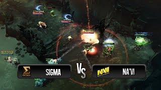 Teamwipe by Na'Vi vs Sigma @ Dota 2 Champions League