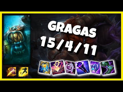 Gragas s11 Jungle Challenger Replay (15/4/11) - KOREAN