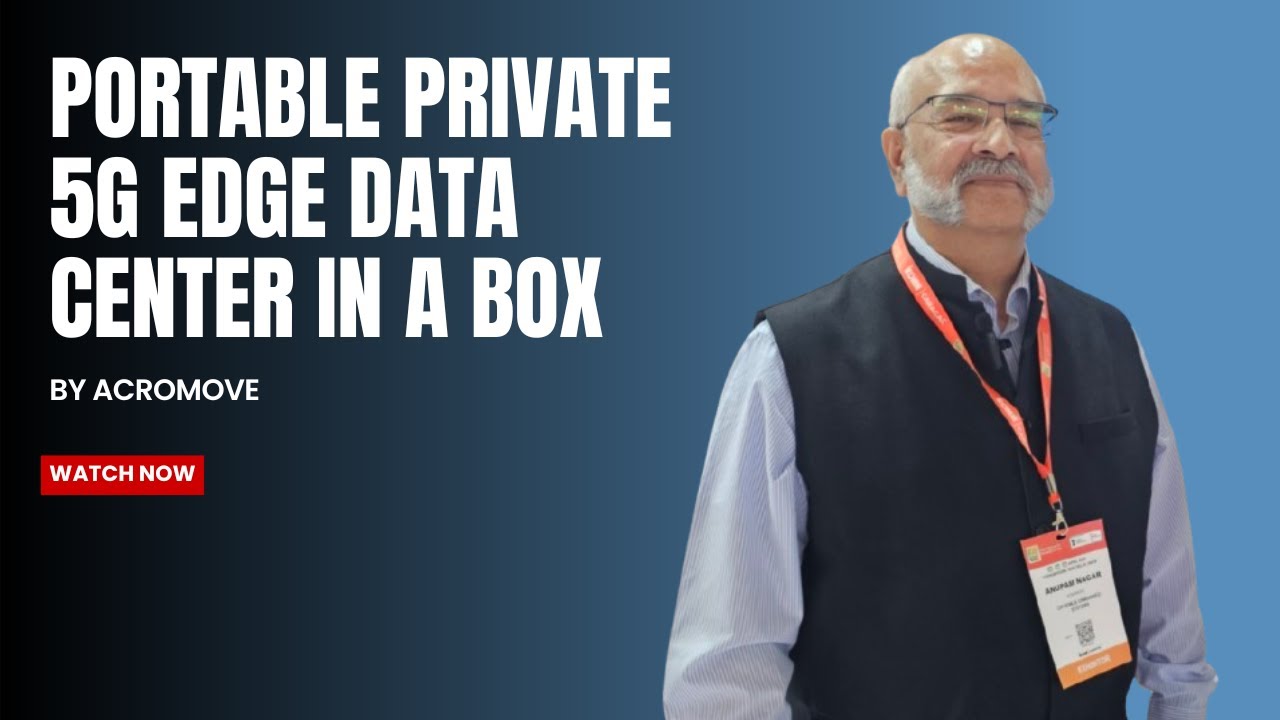 Optiemus Innovations at Milipol | Acromove Showcases Portable Private 5G Edge Data Center in Box.