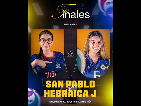 Hebraica y Macabi J vs Colegio San Pablo Final Clausura Femenino Divisional I LIVOSUR 2025