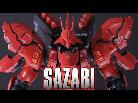 1/144 Real Grade (RG) Sazabi Review - MOBILE SUIT GUNDAM CHAR'S COUNTERATTACK - 逆襲のシャア サザビ