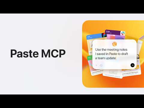 Paste MCP & AI Tools 소개 영상