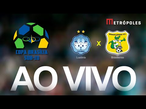 COPA BRASÍLIA SUB-20 2025 - LUZIÂNIA x BRASILIENSE - AO VIVO E COM IMAGENS - 09.11.25