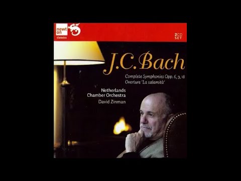 Johann Christian Bach Complete Symphonies Opp. 6,9,18  Overture "La calmita"