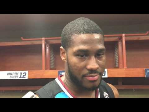 Justin McKie postgame after beating Duke