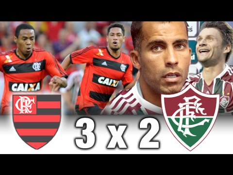 Flamengo 3 x 2 Fluminense * Brasileiro 2013 * Melhores Momentos
