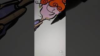 Procreate • Lee Kanker Hi Hi Puffy AmiYumi • #procreate #drawing #shorts #shortsvideo  #digitalart