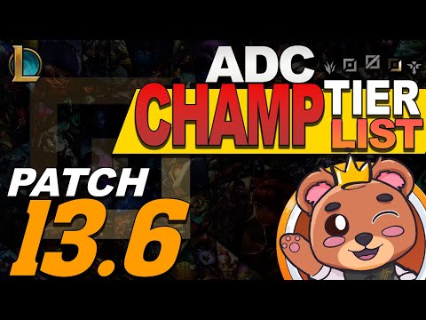 ADC champion tier list - Solo Queue - NEW META | patch 13.6 (Heatpulse, Sheogorn, HeyTeddy)