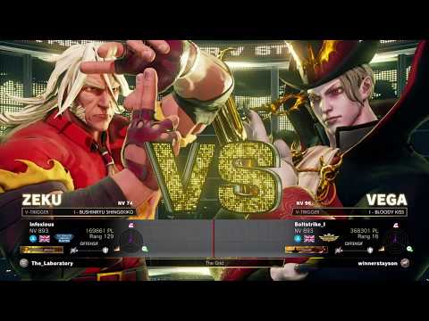 SFV AE : Infexious (Zeku) vs Boltstrike (Vega)