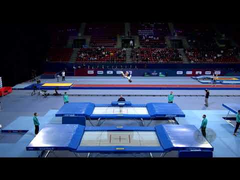 SJOEBERG Lina (SWE) W - 2022 Trampoline Worlds, Sofia (BUL) - Q Trampoline Exercise 1
