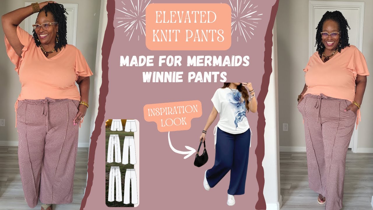 [930]Elevated Knit Pant w/PinTuck|@MadeforMermaidsPatterns Winnie Pants @sew_much_fabric