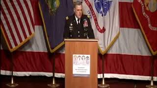 General Mark Milley HYBRID ARMY & LITTLE GREEN MEN SPEECH 2016