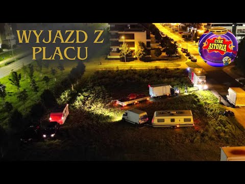 Cyrk Astoria - wyjazd z placu 2023