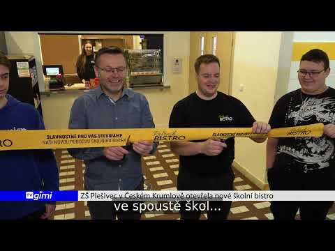 ZŠ Plešivec otevřela nové školní bistro, náhled videosekvence