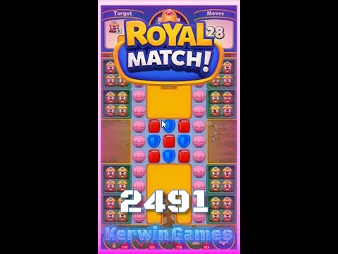 Royal Match Level 2491 - No Boosters Gameplay