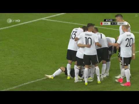 Denmark vs Germany 1-1 - Highlights & Goals - 06 June 2017