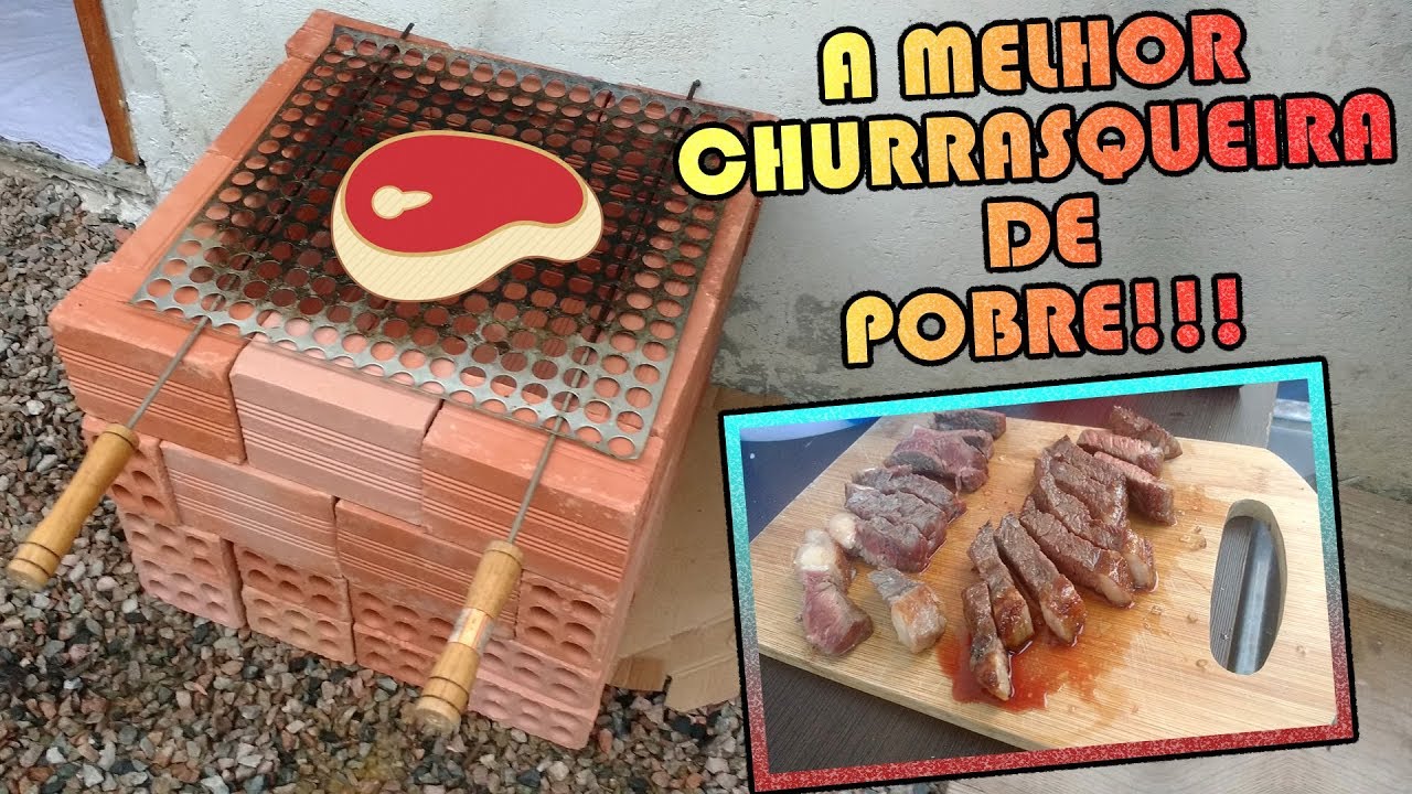 Watch Now COMO FAZER A MELHOR CHURRASQUEIRA DE POBRE COM TIJOLOS | Como Fazer Fácil COMO FAZER A MELHOR CHURRASQUEIRA DE POBRE COM TIJOLOS | Como Fazer Fácil