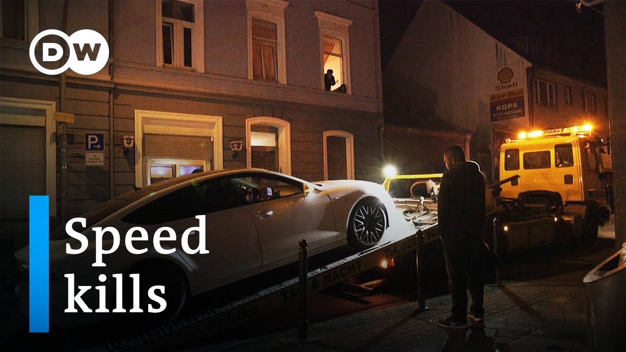 Illegal car races in Germany
