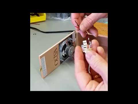 DIY Cigar Box Guitar Amplifier Kit with All-wood box & Pre-wired Leads image 5