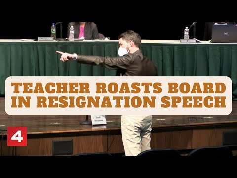Public School Teacher Slams Board Of Education In Intense Resignation Speech: 'I Cry Bullsh*t, You Don't Respect Us'