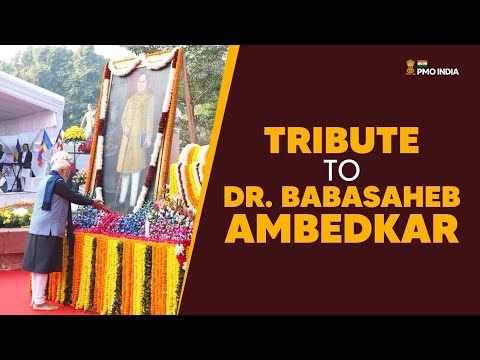 PM Modi pays floral tribute to Babasaheb Ambedkar on his Mahaparinirvan Diwas
