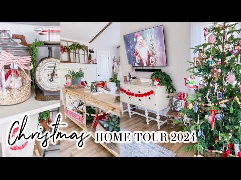 CHRISTMAS HOME TOUR 2024 // NOSTALGIC FARMHOUSE CHRISTMAS TOUR // CHARLOTTE GROVE FARMHOUSE