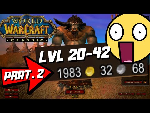 💰Classic WoW - Lvling & Grinding Guide 1-60 - (Part.2 - lvl 20-42) 💰 Afford Mount + Gear!