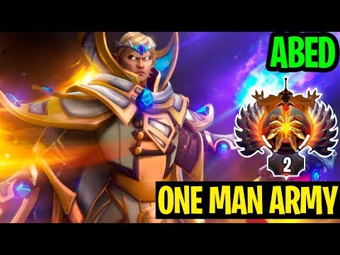 The One Man Army Carrying The Game - Abed Invoker - Dota 2