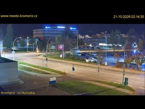 Vista en directo de la webcam Cruce Hulínská–Kaplanova, Kroměříž